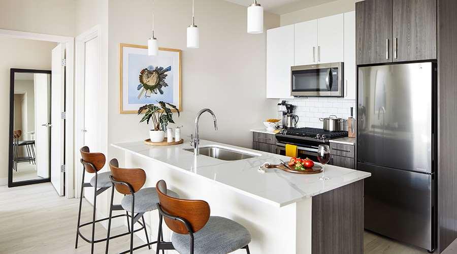 Sentral Michigan Avenue Aparthotel Chicago Exterior photo Kitchen