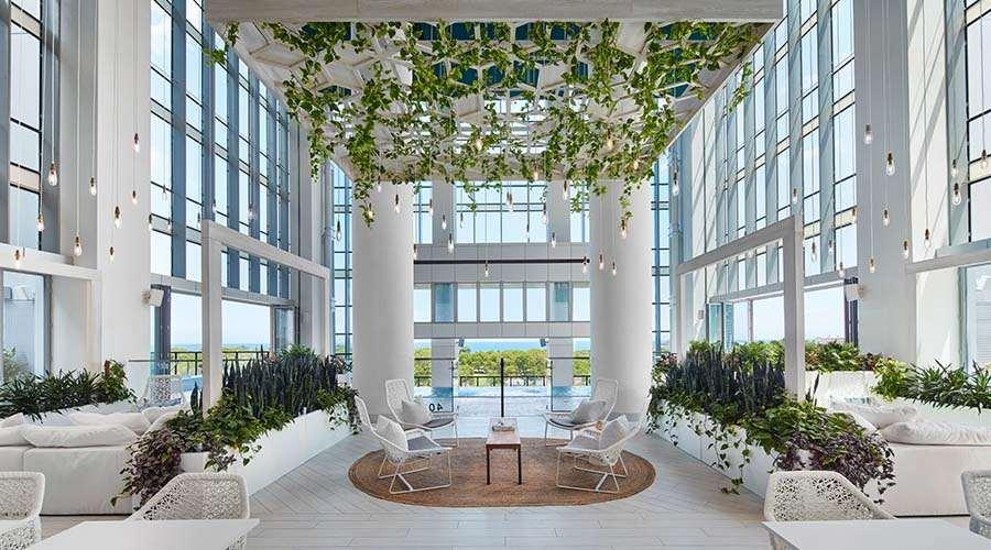 Sentral Michigan Avenue Aparthotel Chicago Interior photo The lobby of the building