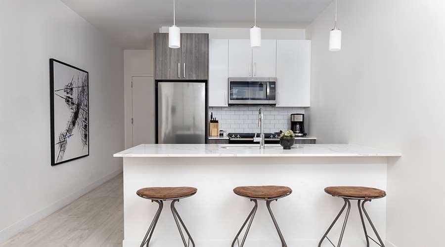 Sentral Michigan Avenue Aparthotel Chicago Exterior photo Kitchen